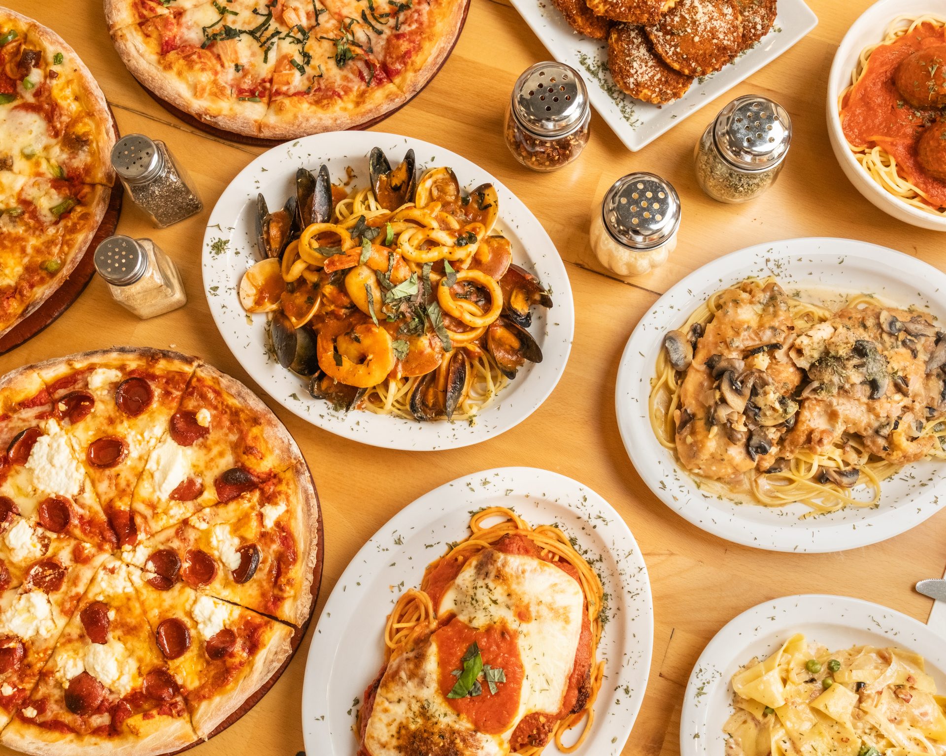 Pizza, Subs, and Wraps on the Menu