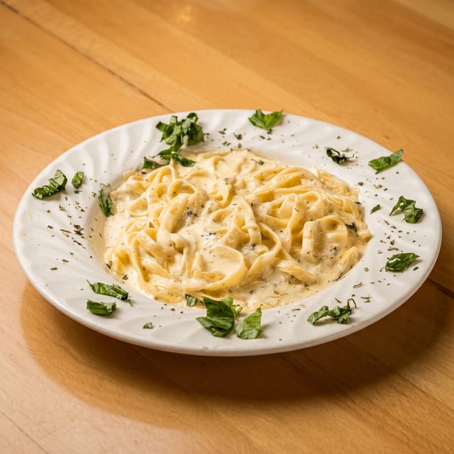 Pappardelle Alfredo.