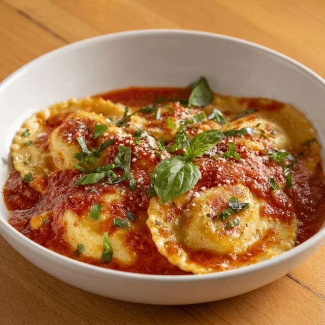 Cheese ravioli.
