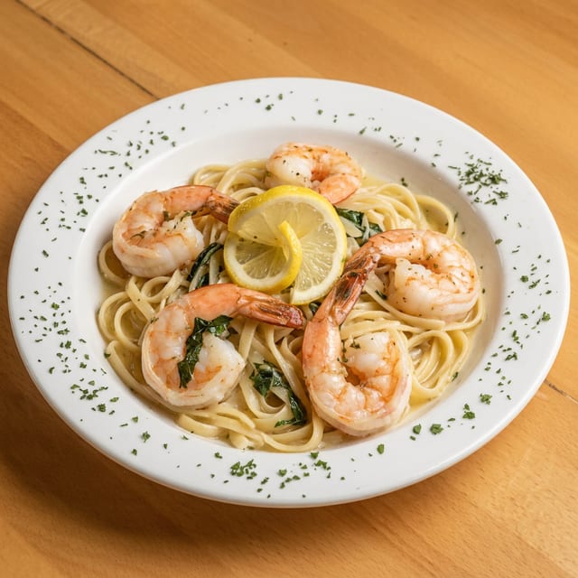 Jumbo shrimp scampi.